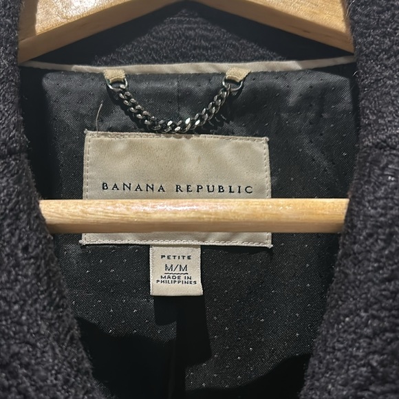 Ladies Banana Republic Wool Pea Coat - Picture 2 of 6